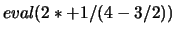 $(1+2/7)/(3-4/3)$
